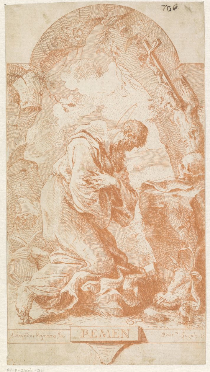 Saint Jérôme - Bartolomeo Gazalis