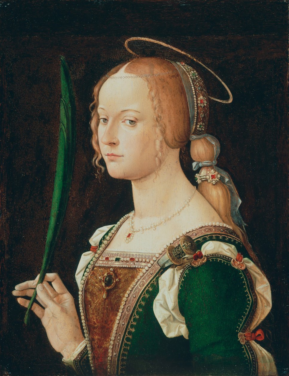 Sainte Justine de Padoue, années 1490 - Bartolomeo Montagna