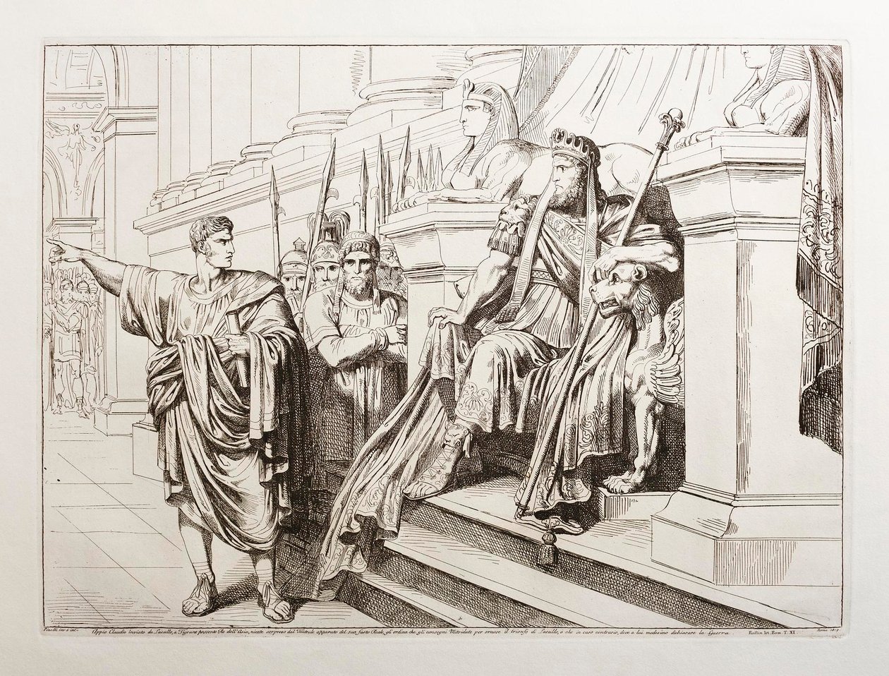 Appius Claudius se présentant devant Tigrane, roi d