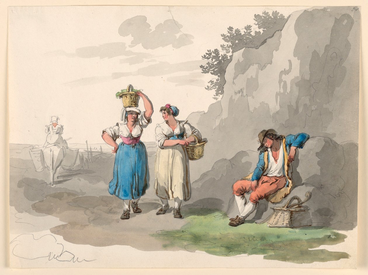 Dessin, Retour du millésime, 1807-08 - Bartolomeo Pinelli