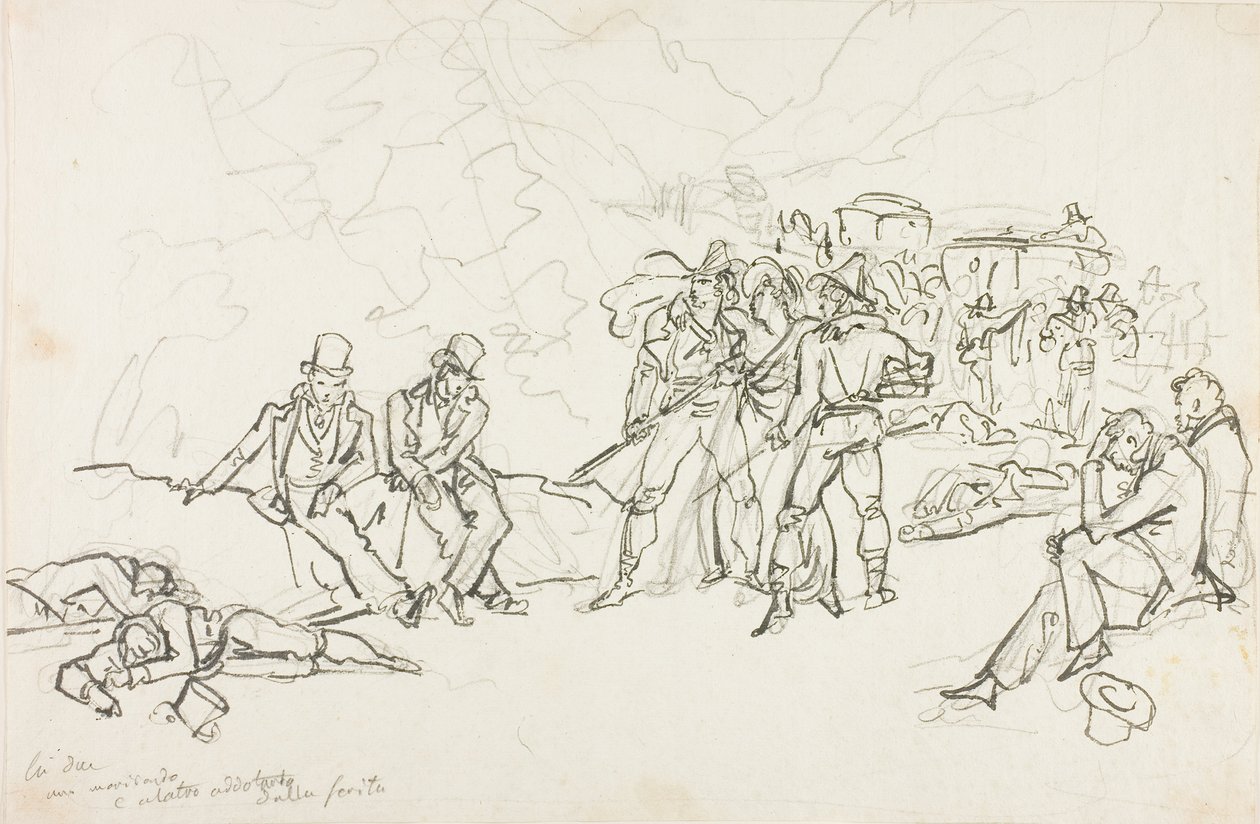 Le hold-up de la diligence - Bartolomeo Pinelli