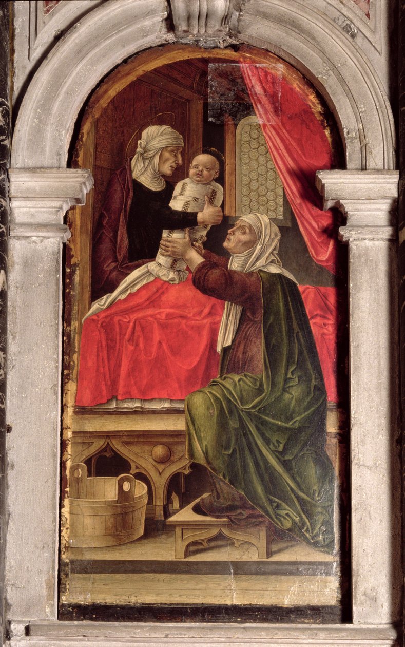 Triptyque de la Madone de la Miséricorde, 1473 - Bartolomeo Vivarini