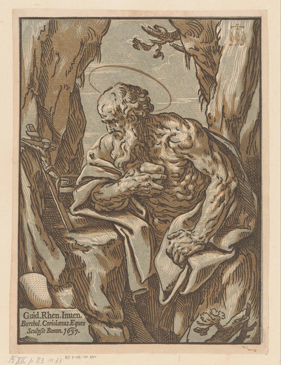 Saint Jérôme dans le désert - Bartolommeo Coriolano