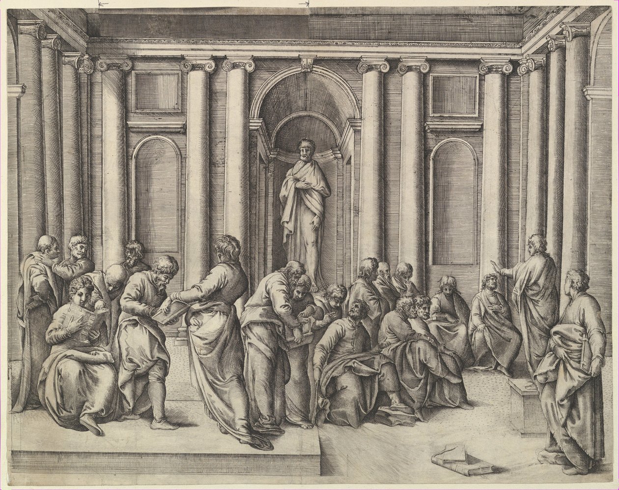 Le Christ parmi les docteurs - Battista Franco