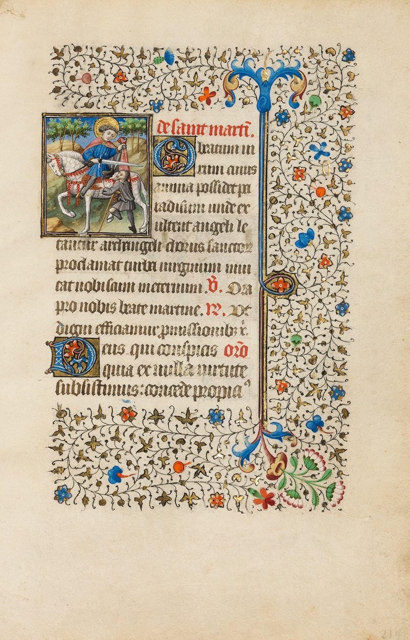 Saint Martin divisant son manteau - Bedford Master