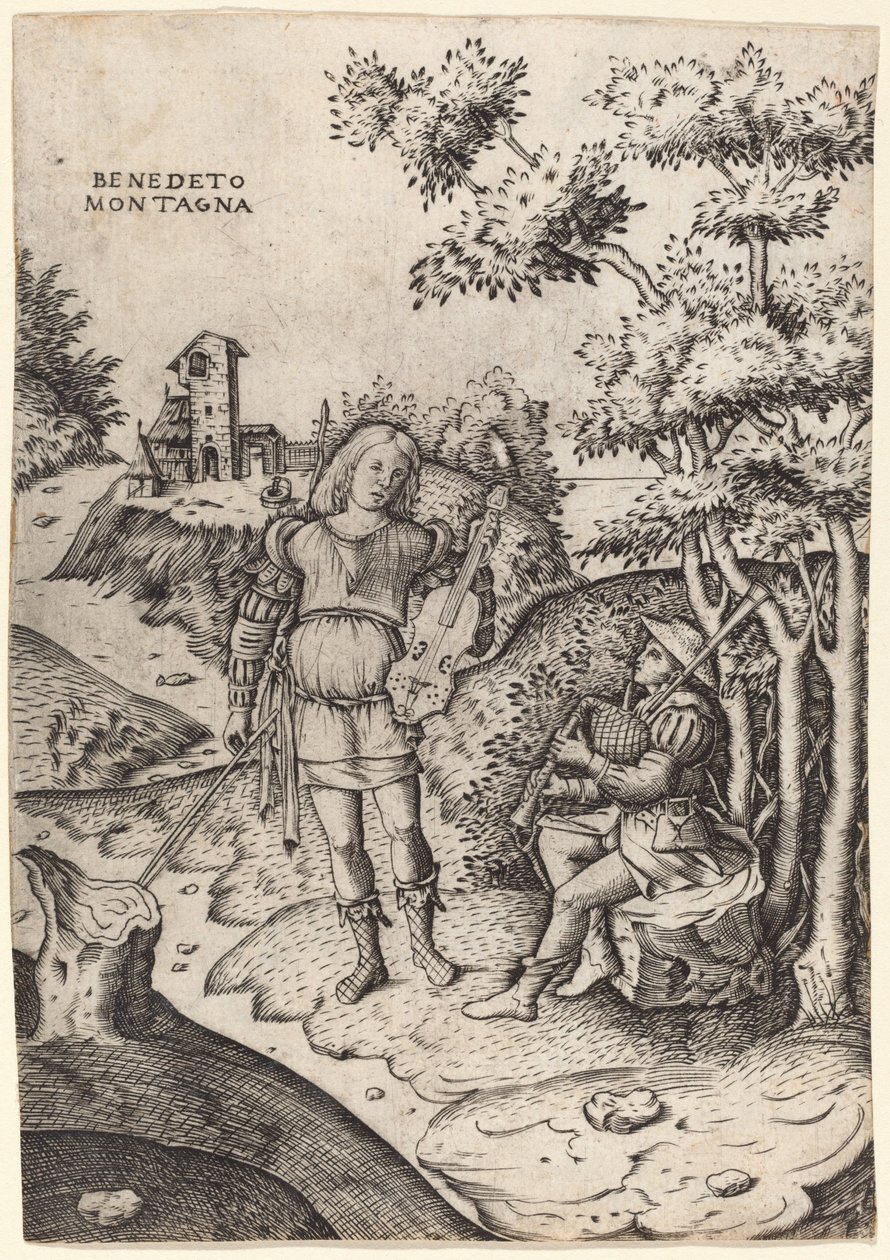 Apollon et Marsyas - Benedetto Montagna