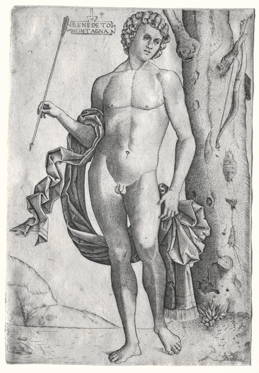 Homme avec une flèche, vers 1515 - Benedetto Montagna