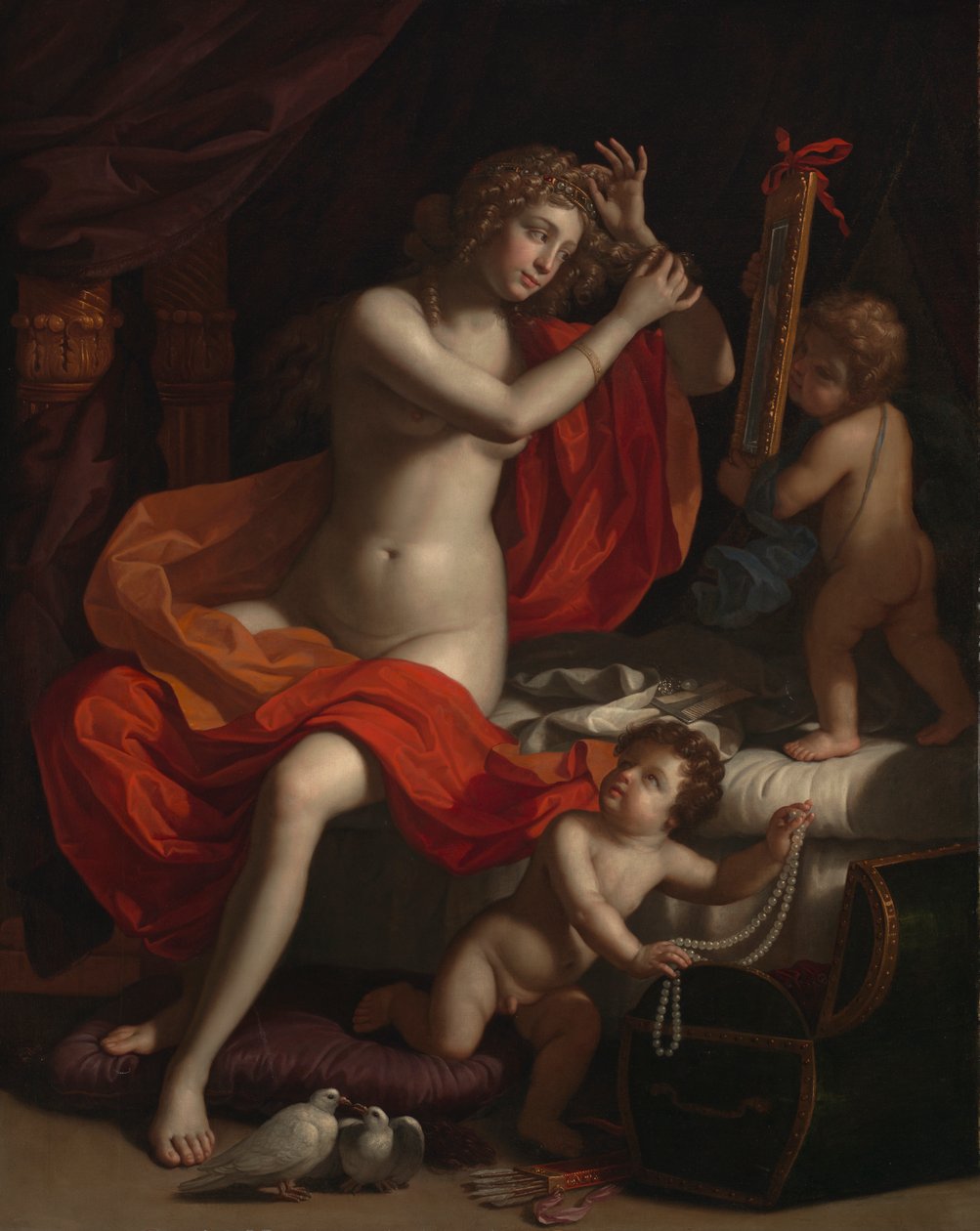 La Toilette de Vénus, vers 1674-84 - Benedetto the Younger Gennari