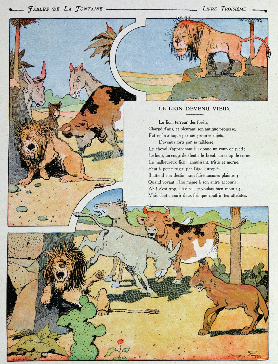 Le Lion vieillissant, des 