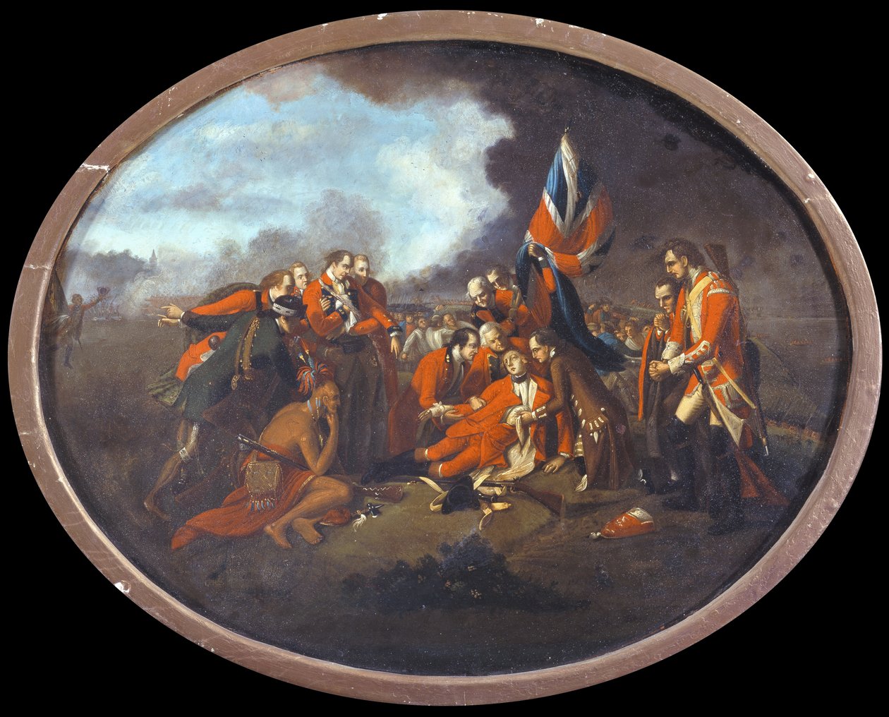 La mort du général Wolfe (1727-59) le 13 septembre 1759, c.1770 - Benjamin West