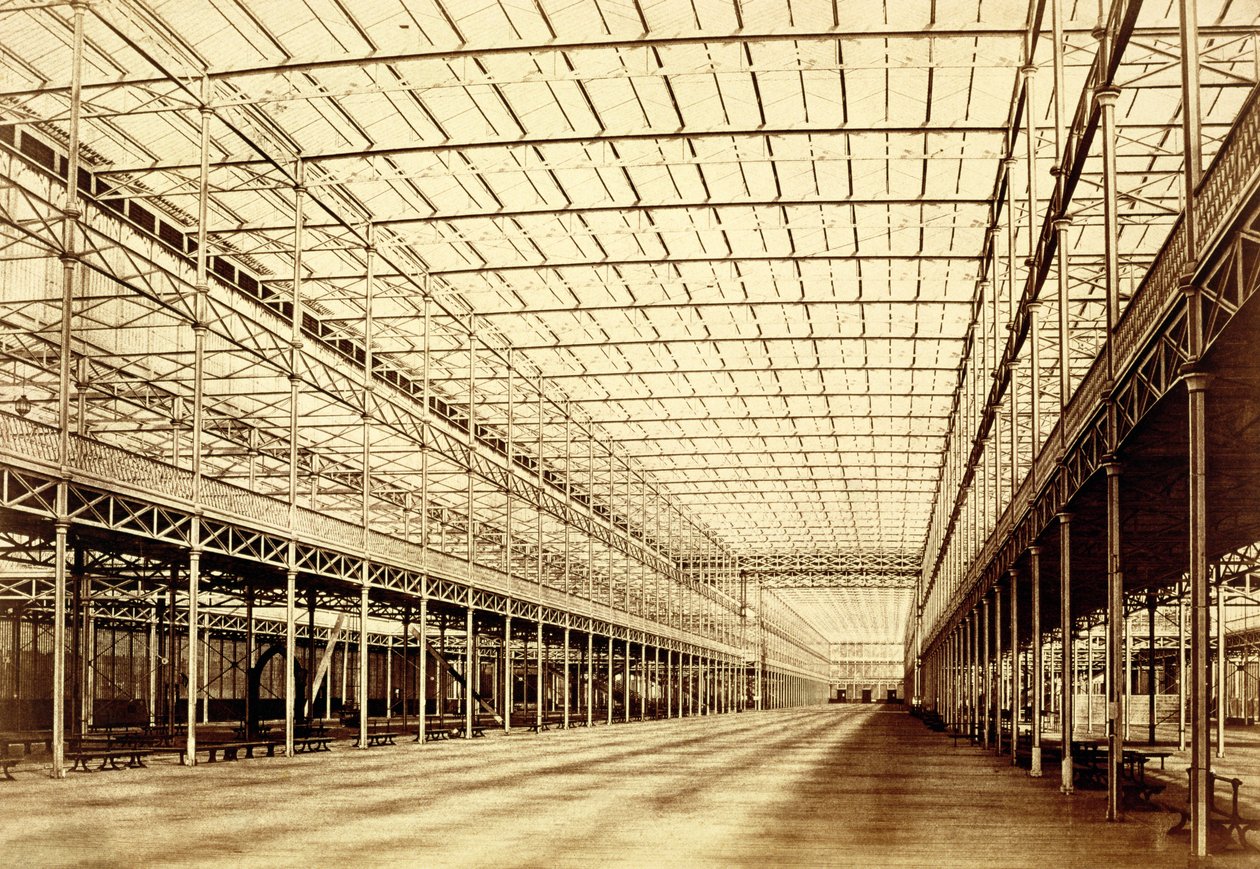 La nef au Crystal Palace, Hyde Park, mars 1852 - Benjamin Brecknell Turner