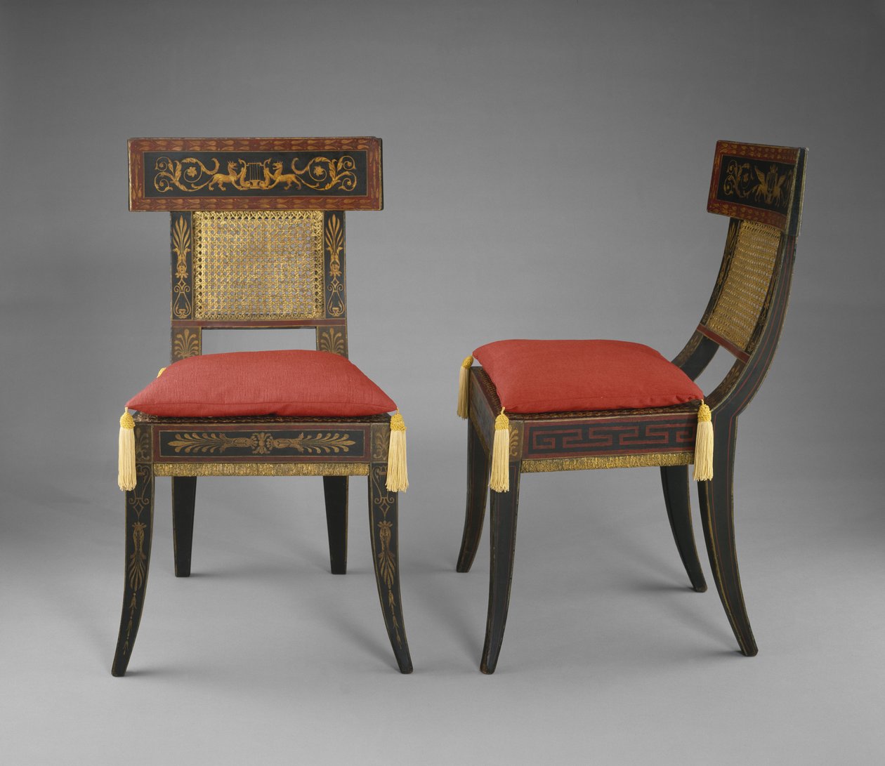 Paire de chaises latérales, c. 1808 - Benjamin Henry Latrobe
