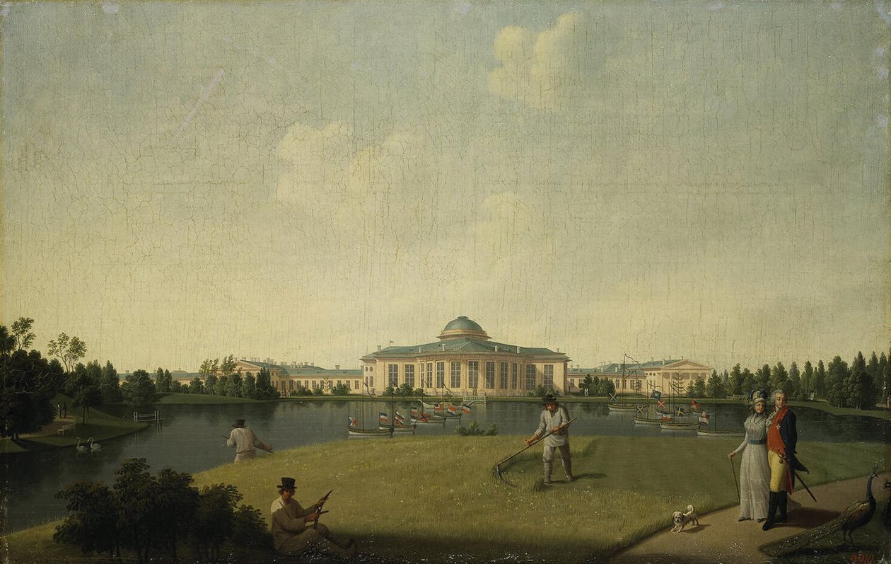 Vue du palais de Tauride depuis le jardin, avant 1797 - Benjamin Paterssen