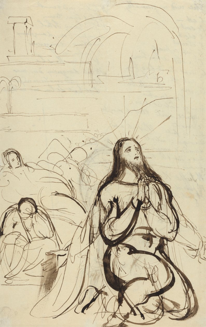 Étude pour, Agonie dans le Jardin - Benjamin Robert Haydon