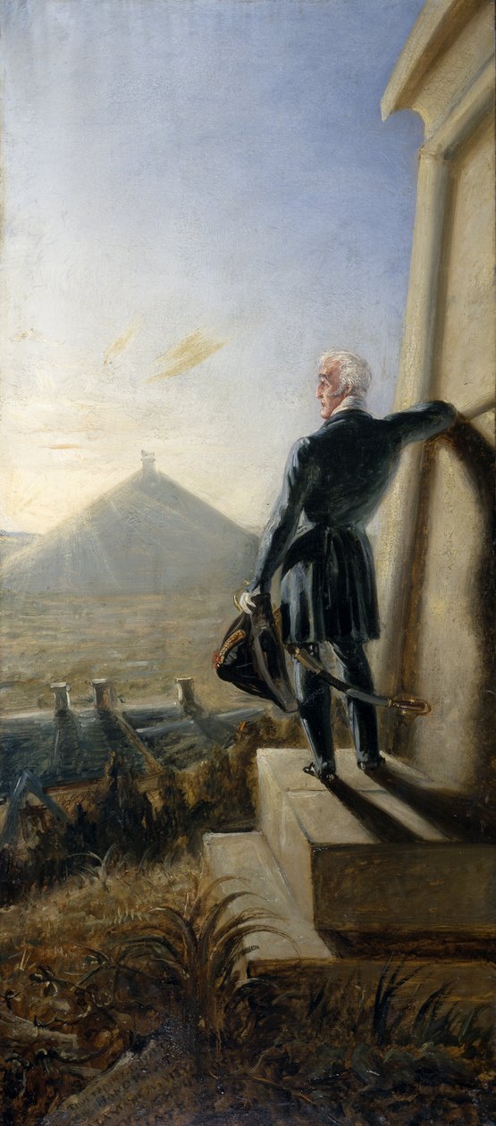 Le duc de Wellington méditant sur le champ de bataille de Waterloo, vers 1844 - Benjamin Robert Haydon