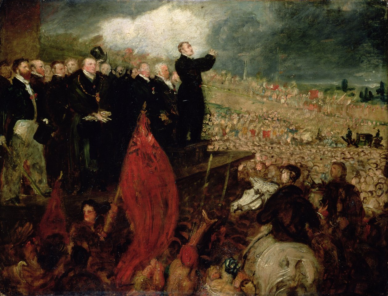 La Réunion des syndicats sur Newhall Hill, Birmingham, 16 mai 1832 - Benjamin Robert Haydon