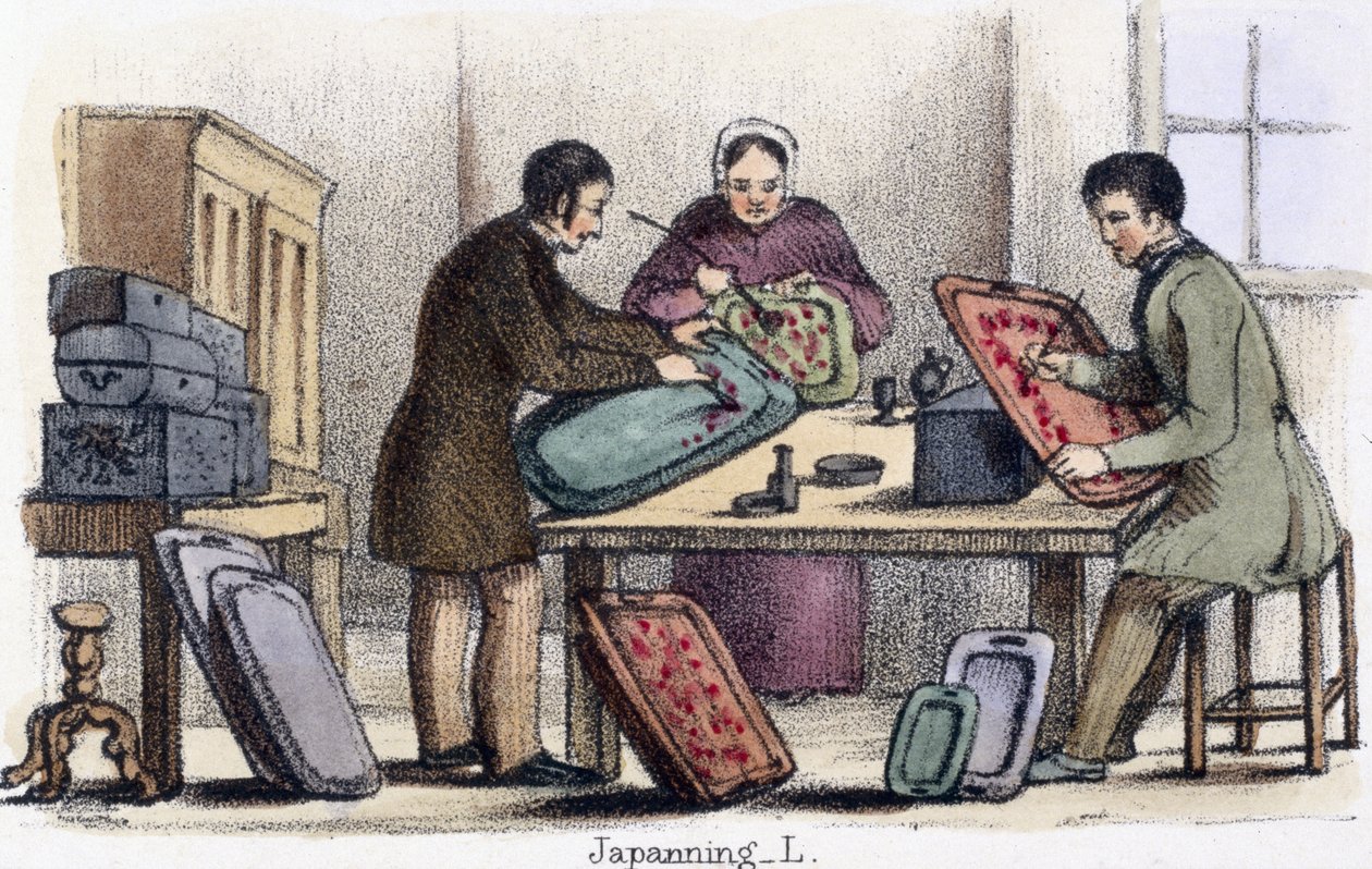 Laquage, de La Cochenille et des Insectes de Laque dans Illustrations Graphiques des Animaux - Montrant Leur Utilité pour l