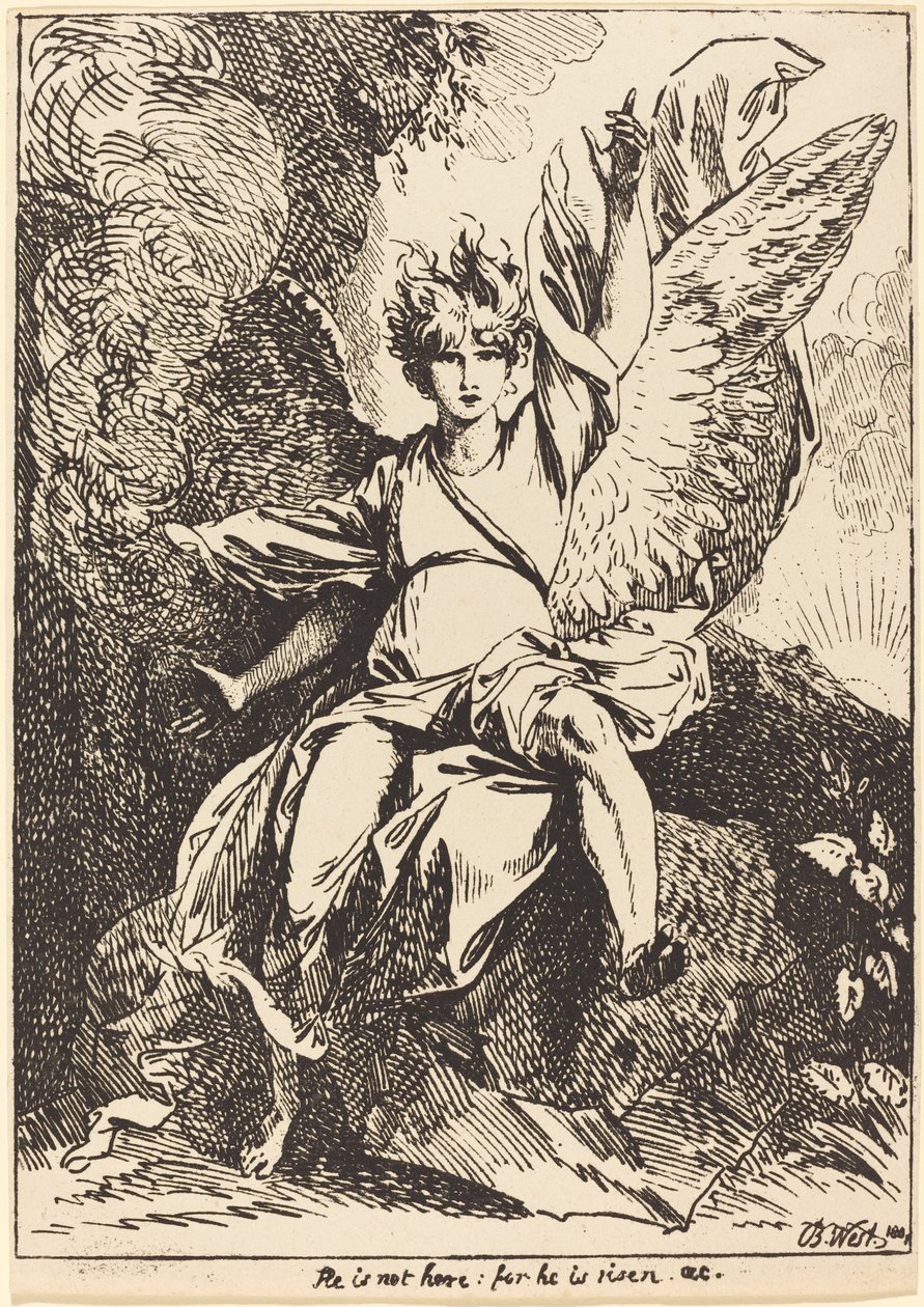 Ange de la Résurrection - Benjamin West