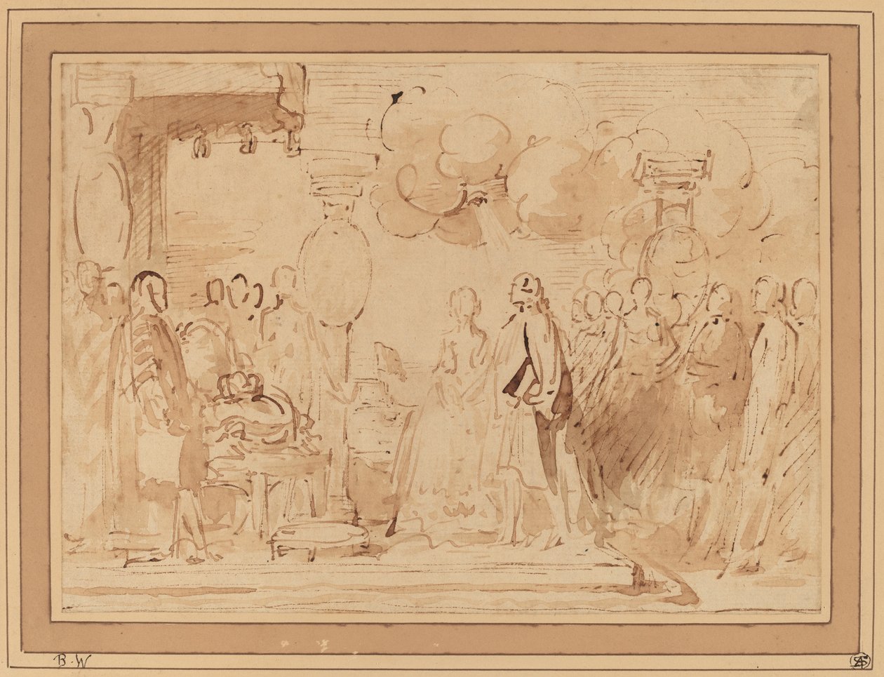 George III reprenant le pouvoir royal en 1789 - Benjamin West