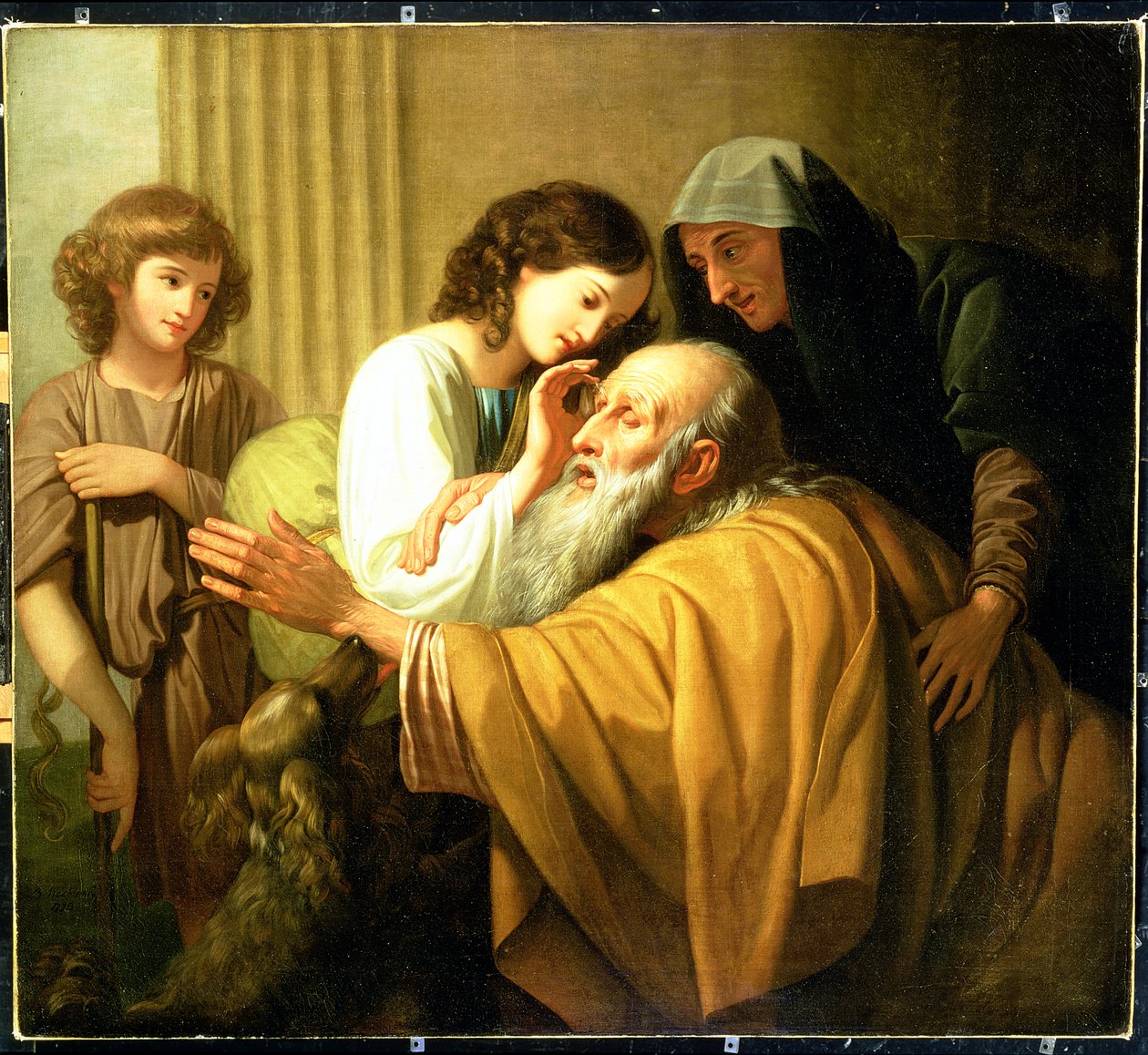 Tobias guérissant la cécité de son père, 1772 - Benjamin West