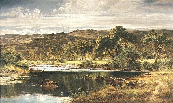 Un après-midi lumineux, nord du Pays de Galles - Benjamin Williams Leader