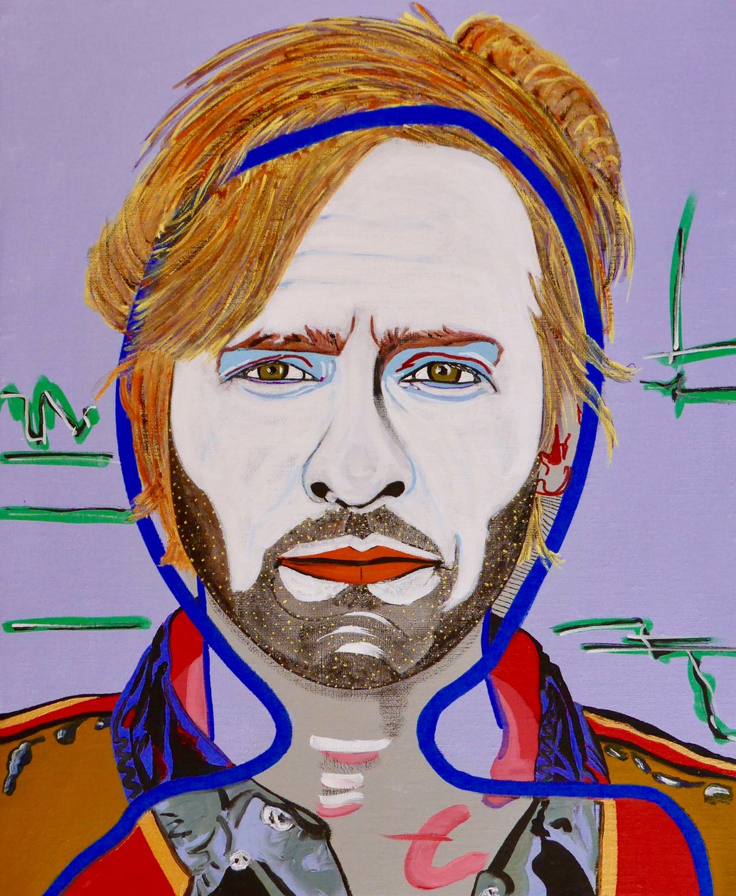 La Nef des fous : Denis, 2020 (oil on canvas) - Benoit Erwann Boucherot