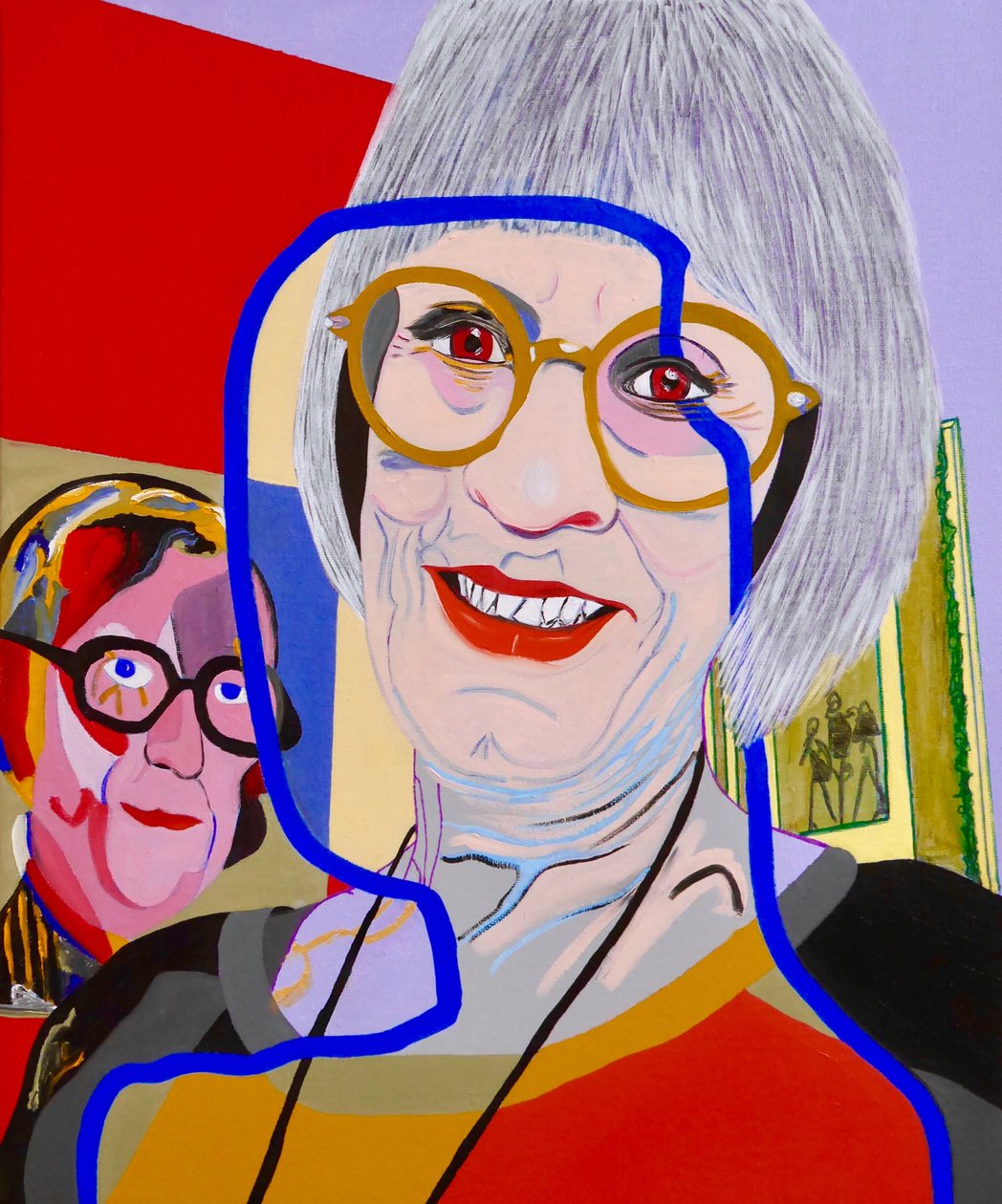 La Nef des fous : Diane, 2020 (oil on canvas) - Benoit Erwann Boucherot
