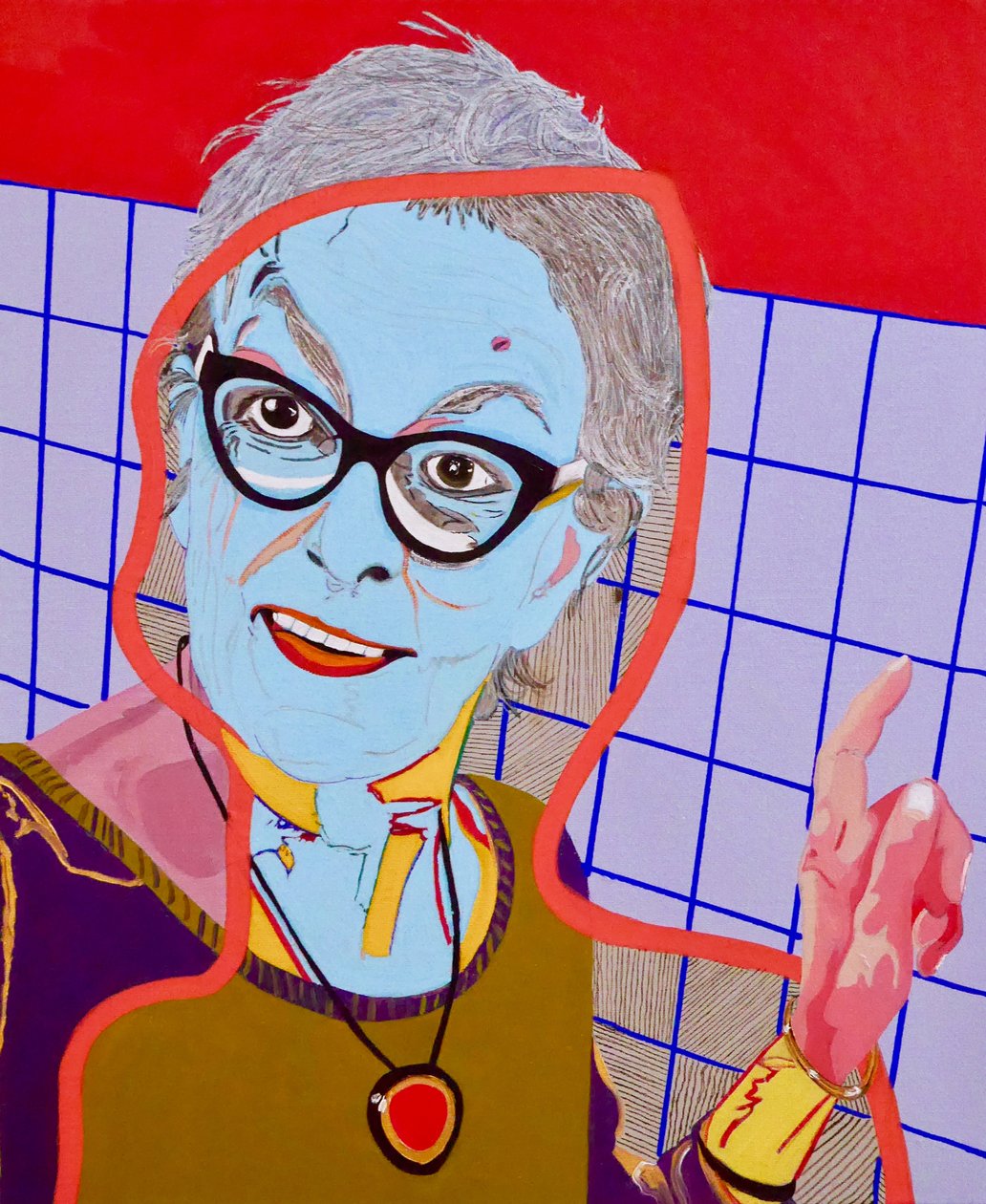 La Nef des fous : Genevieve, 2020 (oil on canvas) - Benoit Erwann Boucherot