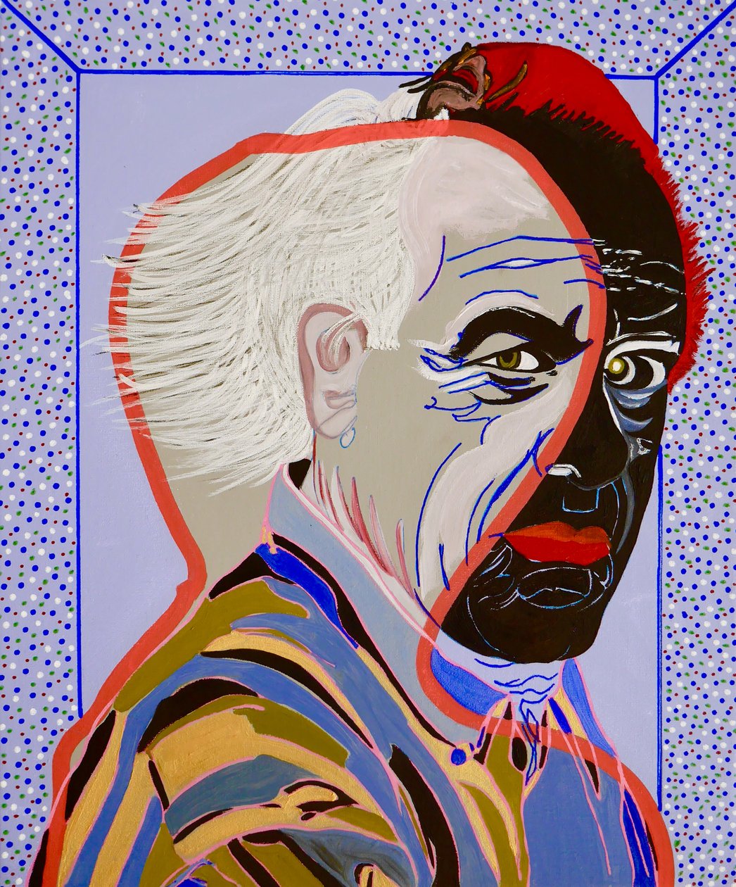 La Nef des fous : Marcel, 2020 (oil on canvas) - Benoit Erwann Boucherot