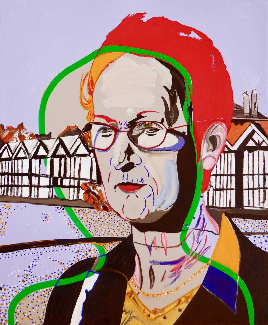 La Nef des fous : Marie Thérèse, 2020 (huile sur toile) - Benoit Erwann Boucherot