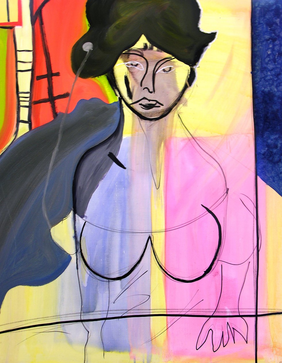 Miss N. 1, 2000 (huile sur toile) - Benoit Erwann Boucherot