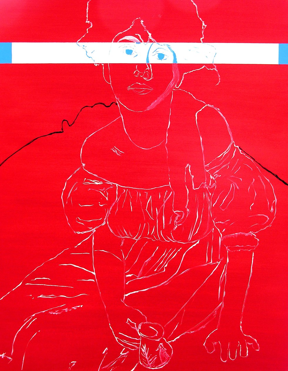 Miss N. 2, 2000 (huile sur toile) - Benoit Erwann Boucherot