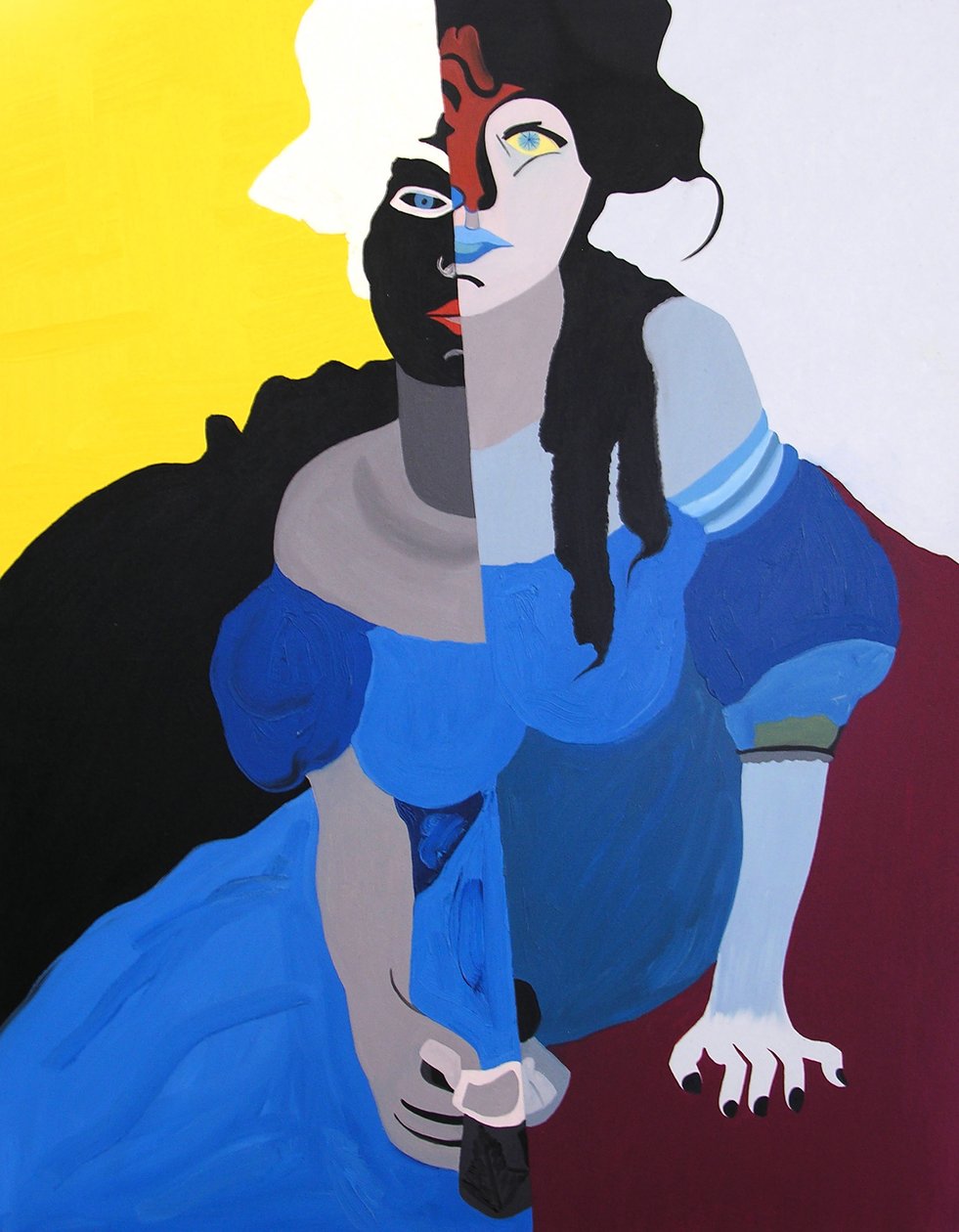 Miss N. 3, 2000 (huile sur toile) - Benoit Erwann Boucherot