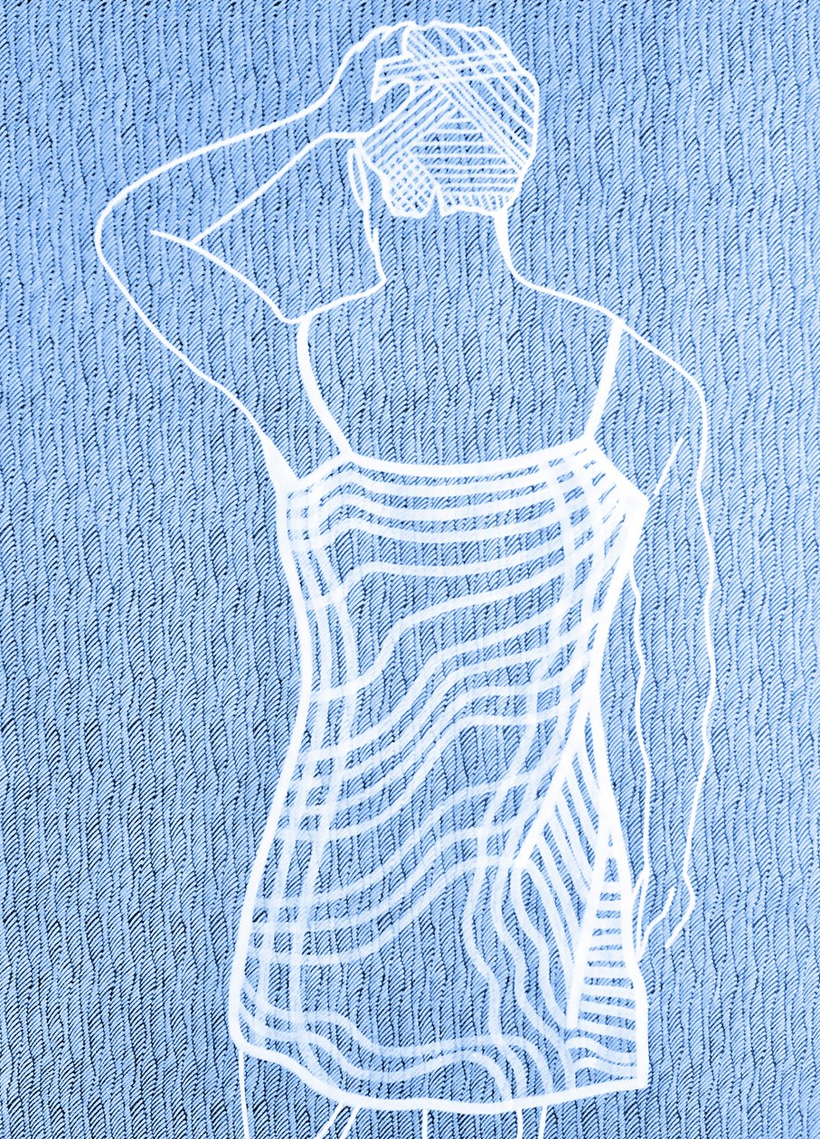 Passager 6, 2020 (acrylique sur papier japonais sérigraphié) - Benoit Erwann Boucherot