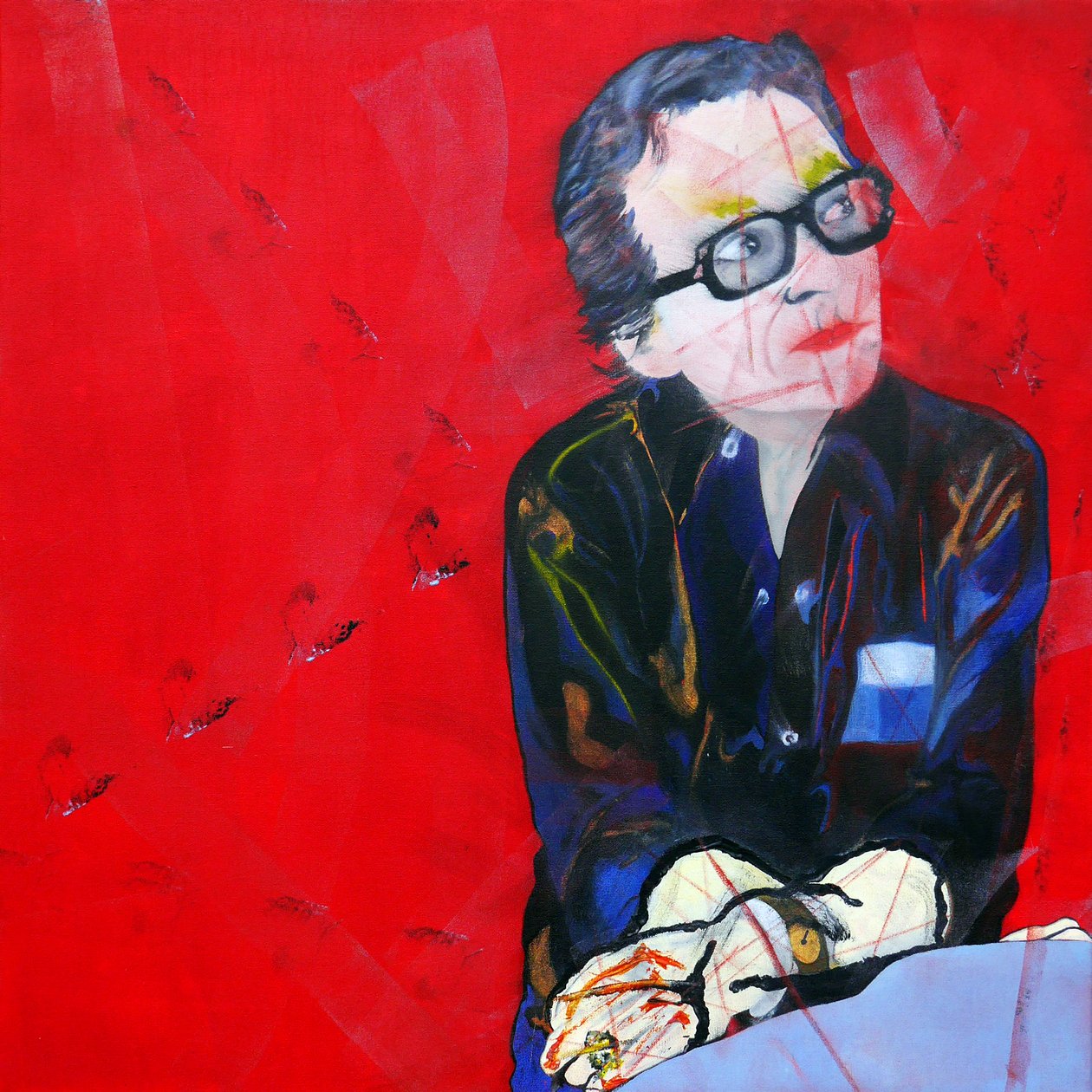 Rouge Duras 2, 2013 (huile sur toile) - Benoit Erwann Boucherot