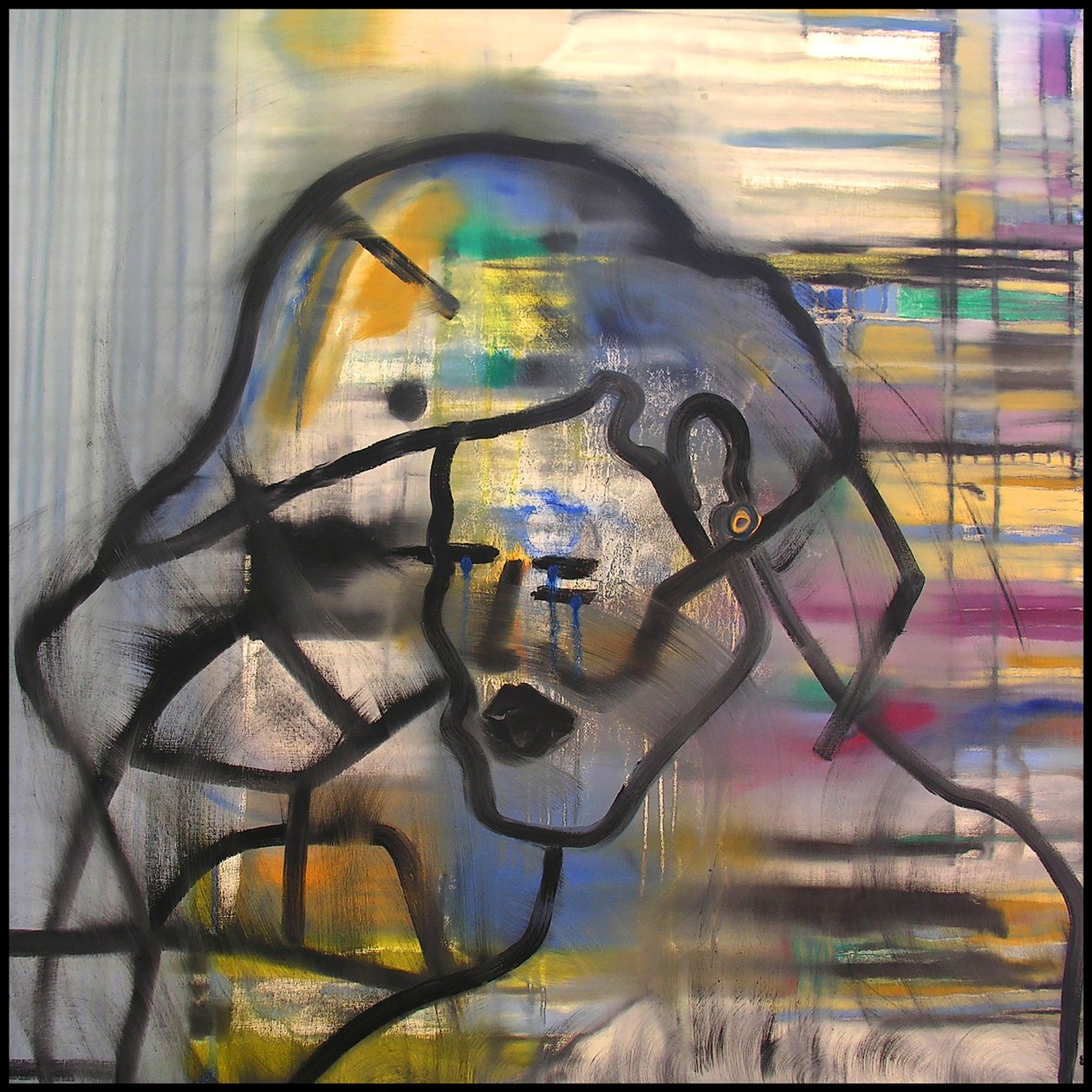 Surautoportrait 1, 2003 (huile sur toile) - Benoit Erwann Boucherot