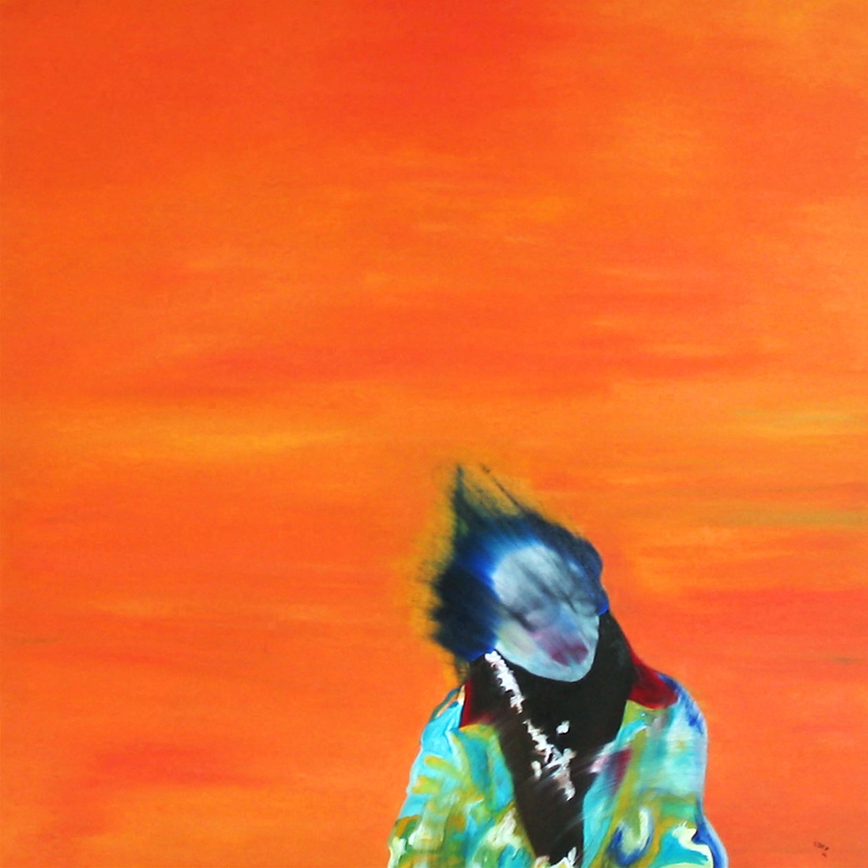 Surportrait : Duras  père, 2003 (oil on canvas) - Benoit Erwann Boucherot