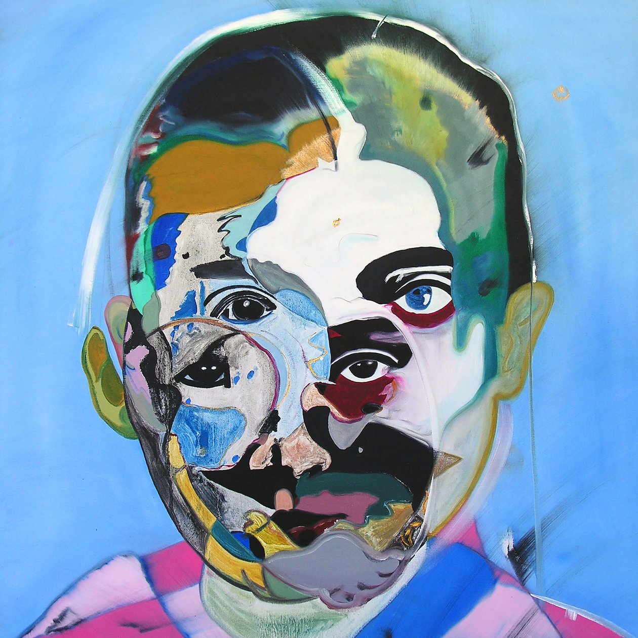 Surportrait : Marguerite Duras, 2003 (oil on canvas) - Benoit Erwann Boucherot