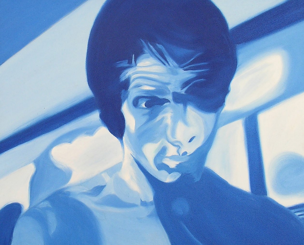 Surportrait : Sébastien, 2005 (oil on canvas) - Benoit Erwann Boucherot