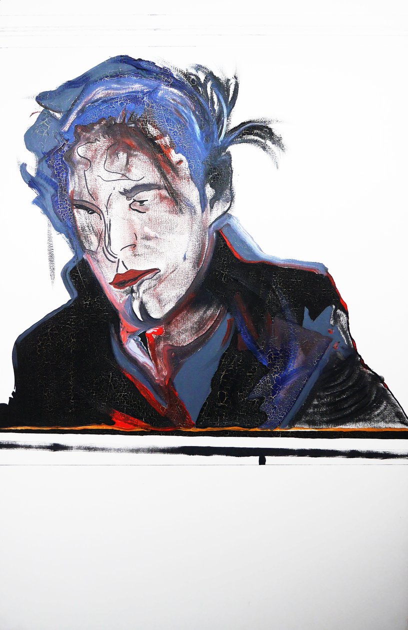 Surportrait : le fantôme 1, 2000 (oil on canvas) - Benoit Erwann Boucherot