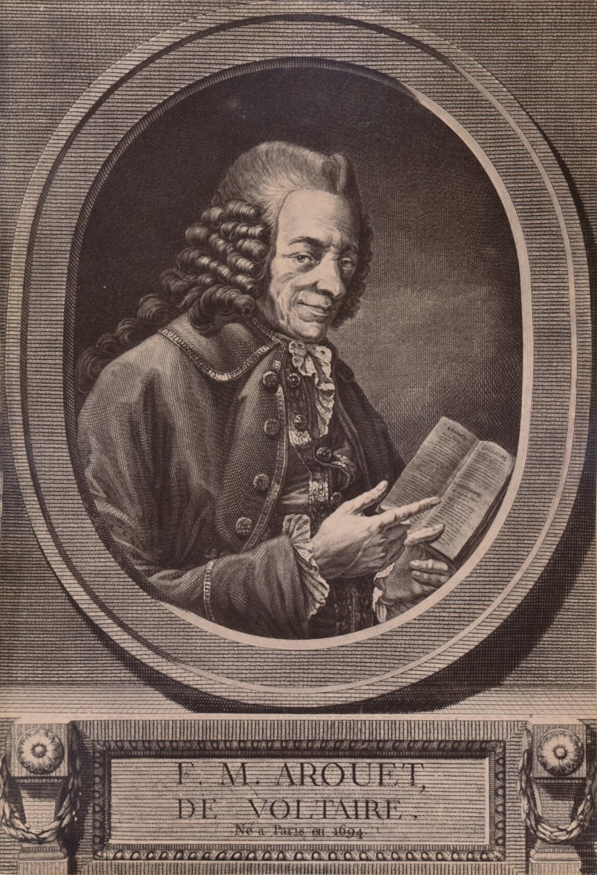 Voltaire, écrivain et philosophe français, 18ème siècle 1894 - Benoit Louis Henriquez