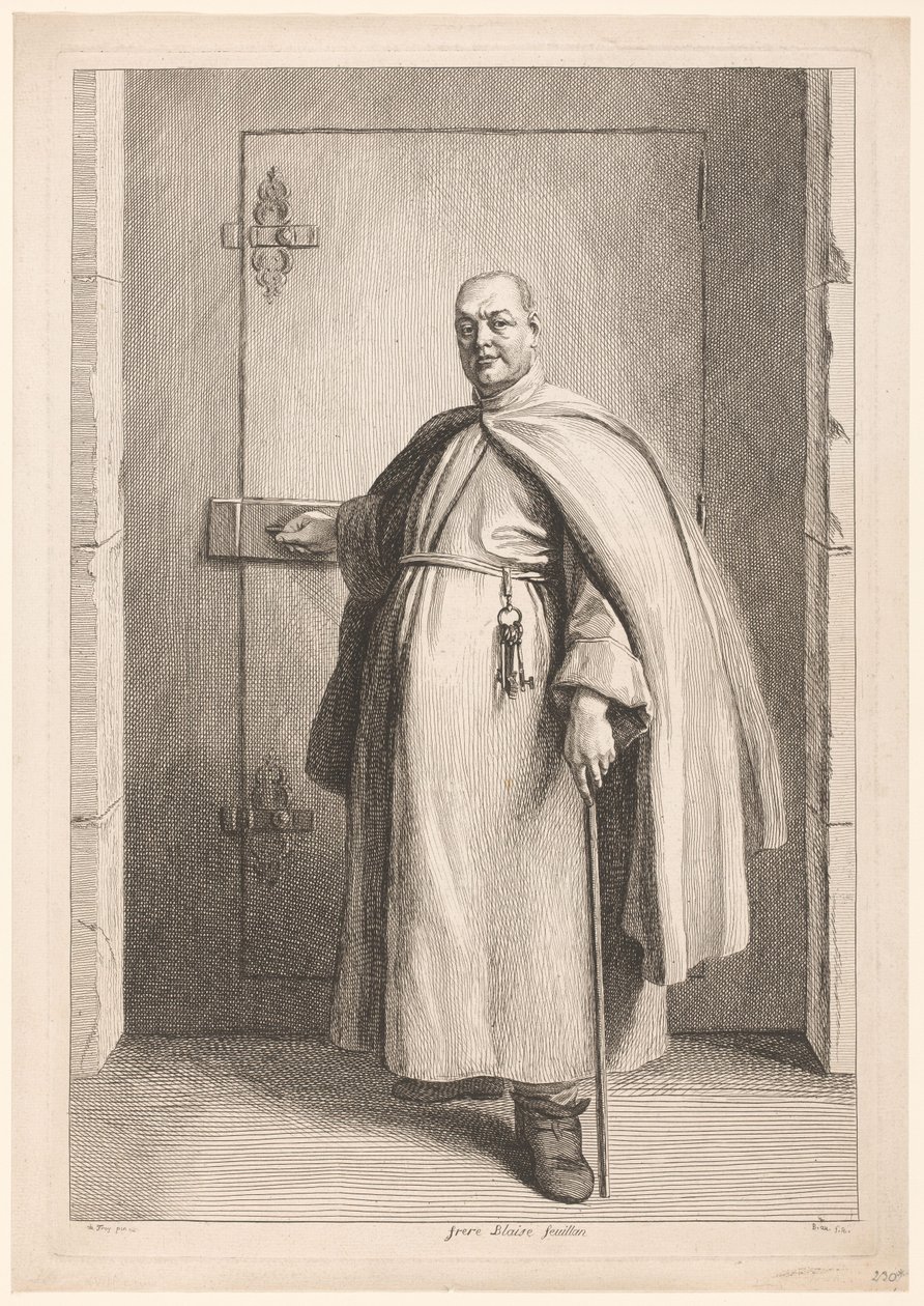 Portrait de Blaise de Sainte Marie Donat - Benoît Audran (II)