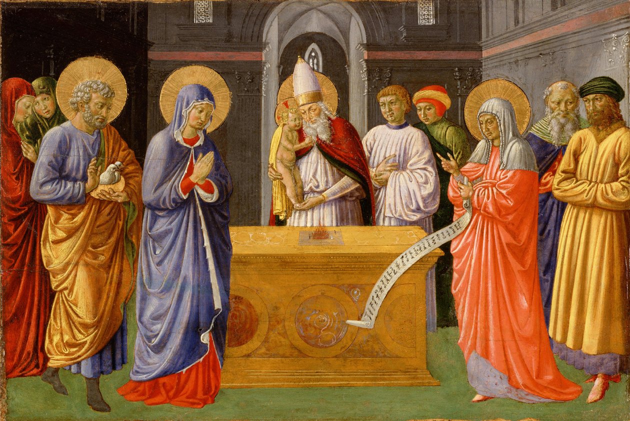 Gozzoli - Purification de la Vierge, 1461-1462 - Benozzo Gozzoli