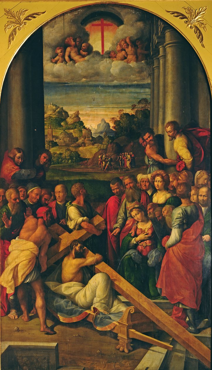 Le Portement de croix, c. 1500 - Benvenuto Tisi da Garofalo