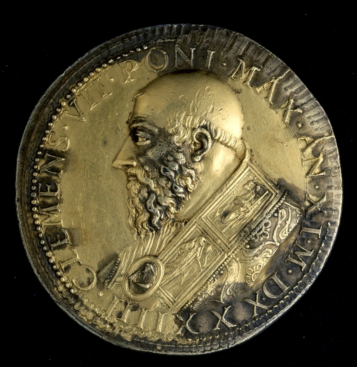 Médaillon avec le portrait du pape Clément VII - Benvenuto Cellini