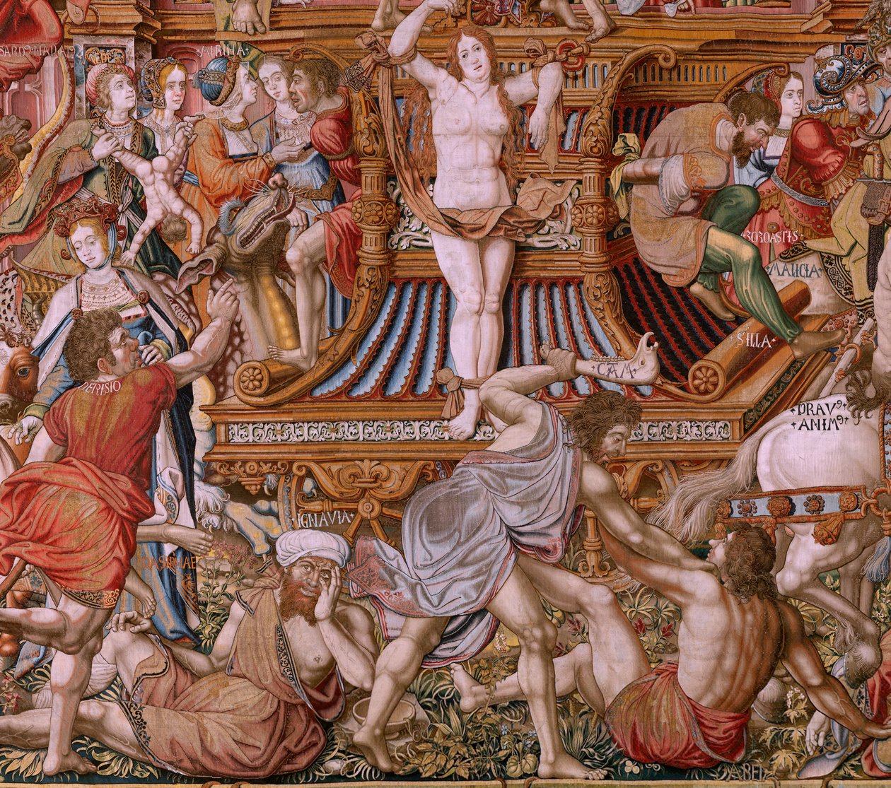 Tapisserie flamande. Série Les Honneurs. L