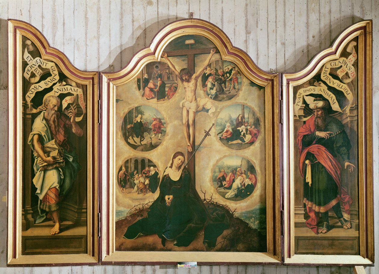 Triptyque des Sept Douleurs de la Vierge, c.1520-35 - Bernard van Orley