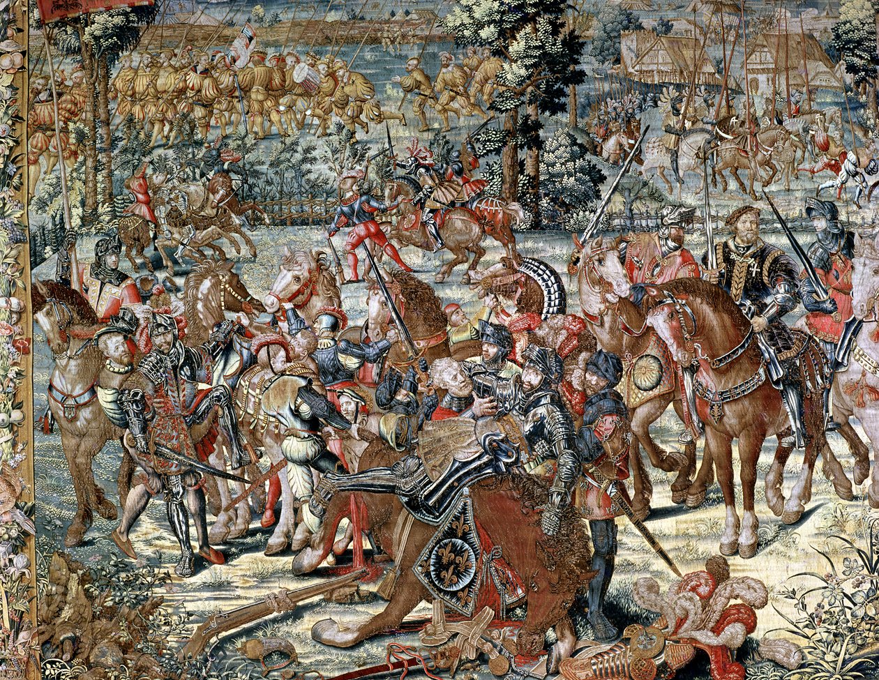 La Bataille de Pavie. La capture de François Ier (1494-1547) 24 février 1525 - Bernard van Orley
