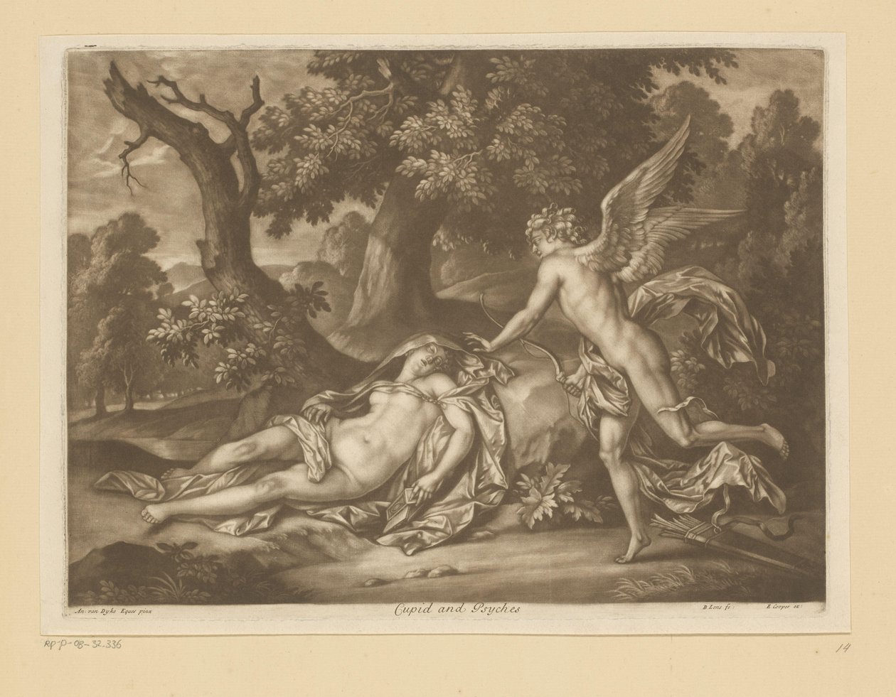 Cupidon et Psyché - Bernard Lens (II)