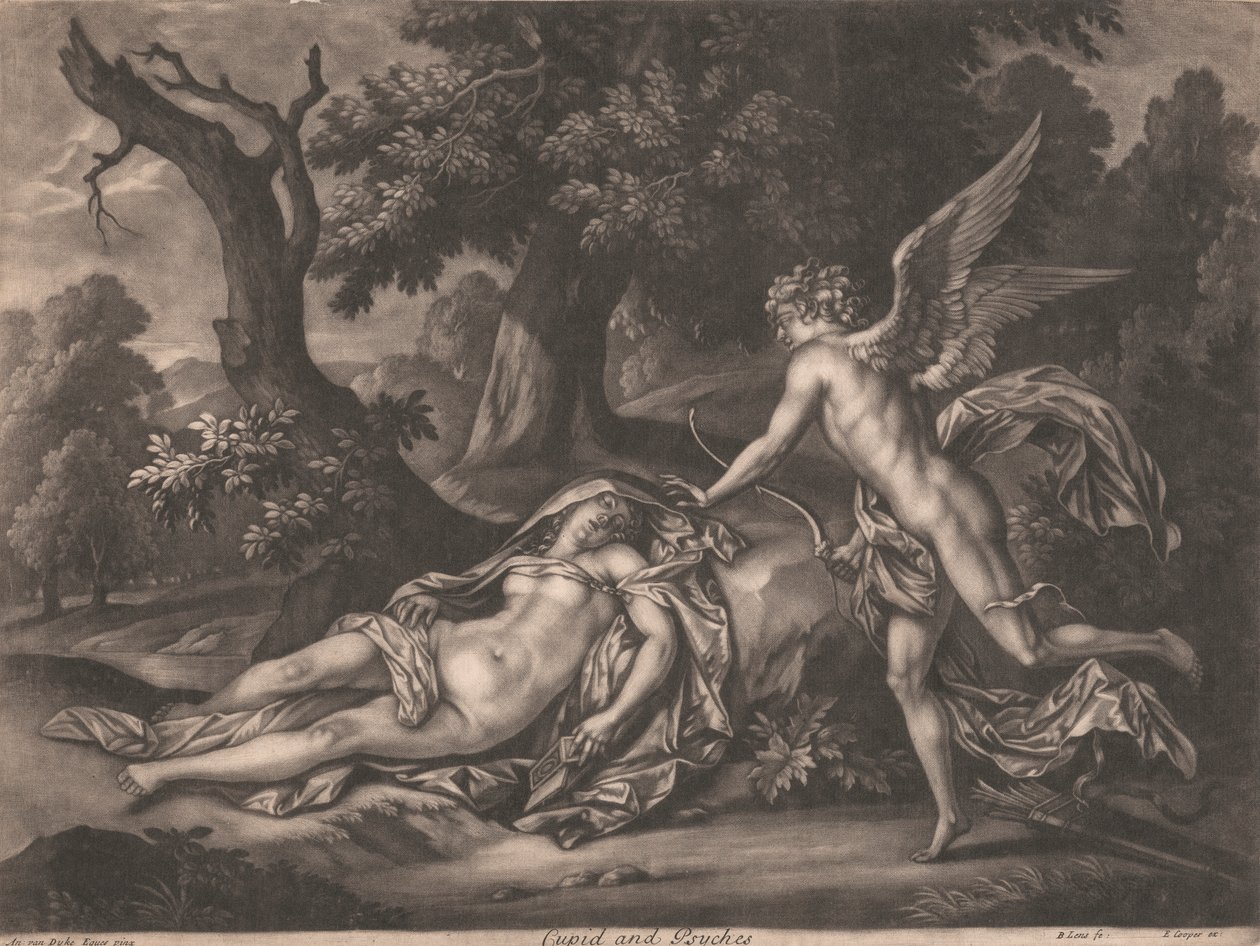 Cupidon et Psyché - Bernard Lens